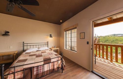 Tombstone Ski Chalet | -Pet Friendly- Miners Cabin #6 - King Bed with Private Balcony