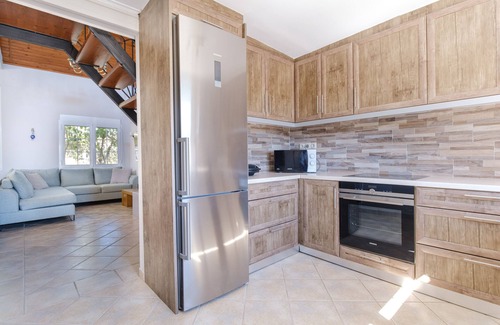 Volissos Villa | Picturesque gated beach-front private villa on lush estate!