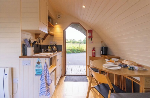 Llangammarch Wells House | Pod3 Otter Powys River Glamping Pods Builth Wells Wales