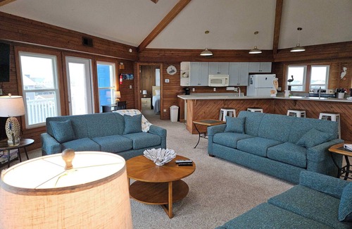 South Nags Head House | Pompous Pelican: Luxury Oceanfront Escape - 6 BR/6 BA - Breathtaking Views & Hot