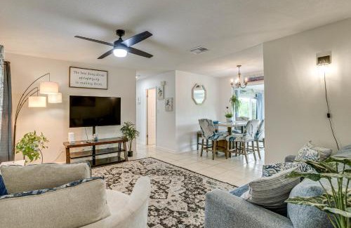Port Charlotte House | Port Charlotte Home with Sunroom, Grill and Fire Pit!