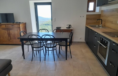 Lentilleres House | Pretty house in southern Ardèche with view, in Cévennes hamlet