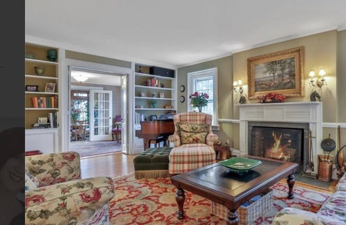 Pleasantville House | Private Chic Modern Farmhouse Pool, HotTub, pool table, Sunsets, 6BR, Offices