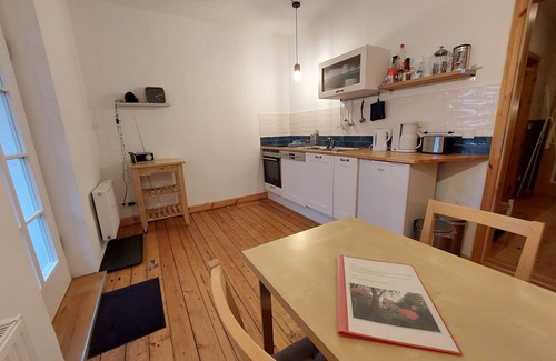 Bannewitz Apartment | Private garden with a view over Dresden's old town