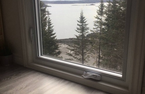 Beaver Harbour House | Private Hot Tub Oceanfront Tiny Home