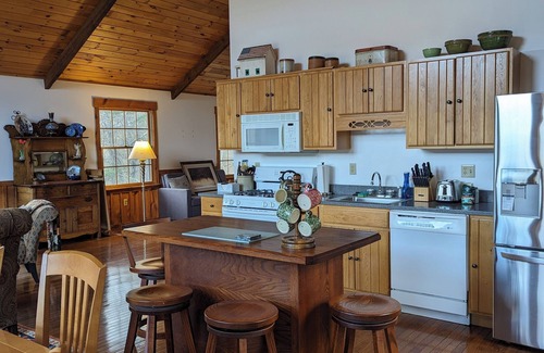 Berkeley Springs Cabin | Private, light filled retreat space.n with your own pickleball court!