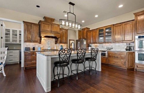 Paleface Park House | Private pool you can heat w/kids game room&firepit