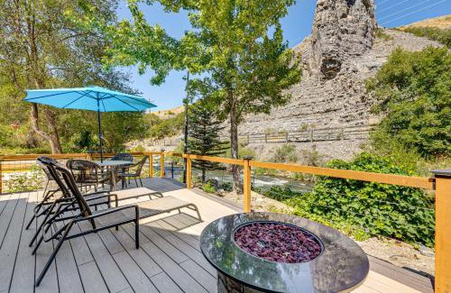 Snowbird House | Provo River Cabin with Private Bridge and Trail Access