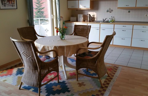 Mecklenburgische Kleinseenplatte Apartment | Pure relaxation with a view of the Vilzsee.