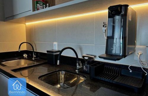 Barra Apartment | Quarto e Sala Vista Mar no Barra Conceito