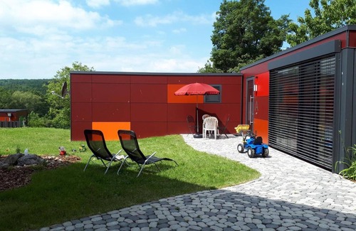 Steinau an der Strasse Apartment | Rabenstein Studio Gartenblick, Circa 24 qm, Max. 4 Personen