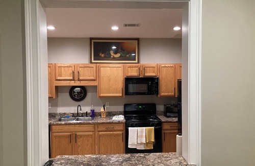 Braselton Apartment | Recharge here. One large bedroom within a furnished, terrace level apartment.