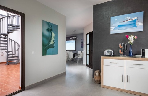 Tindaya House | Relax in Tranquil Tindaya with Heated Pool and Great Views