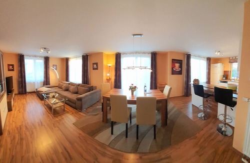 Gross Schwansee House | Relaxation in Groß Schwansee with Baltic Sea view, sauna + WLAN - ground floor apartment