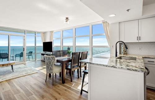 Myrtle Beach Condo | Rent the best! Oceanfront! Gorgeous remodel! 3 bedrooms 3 baths! Views! Views!