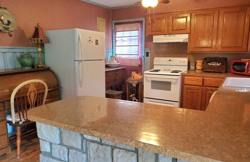 Paris House | Rich Mountain Home Away - Fire Pit and Charcoal grill, Enjoy a cook out.
