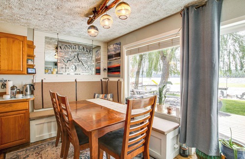Tumtum House | Riverfront Duplex: Dock & Views in Nine Mile Falls