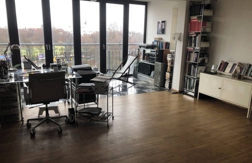 Neukoelln Apartment | Riverside view 1-bedroom apartment in tranquil green Berlin with WiFi