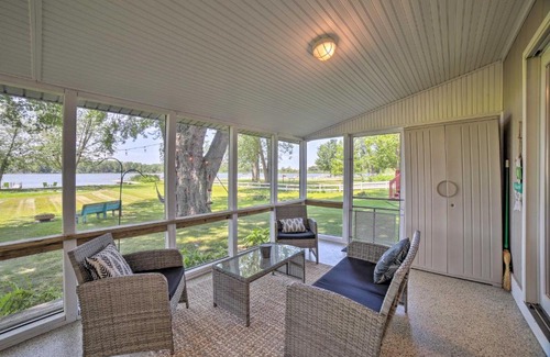 Brimfield House | Rome City Waterfront Oasis with Beach and Dock!