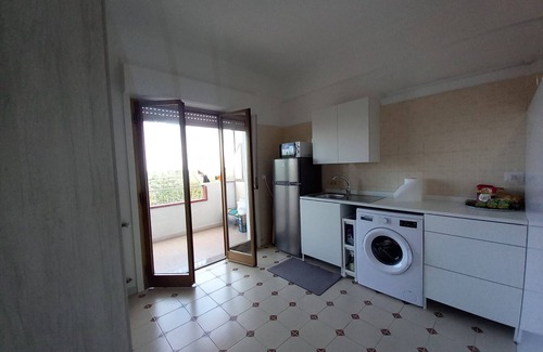 Pace del Mela Apartment | Room 'Salina' with Sea View, Wi-Fi and Air Conditioning