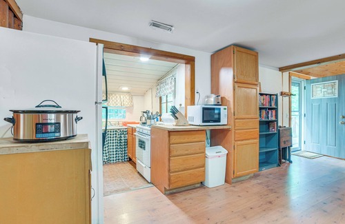 Rose City Cabin | Rustic Michigan Lakeside Cabin w/Private Dock!