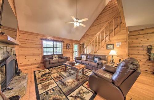 Young Harris House | Rustic Young Harris Cabin with Fire Pit and Views