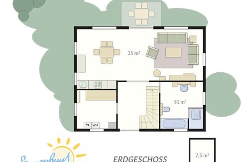 Petersfeld House | Sünnenhuus 32 - Dein Ferienhaus an der Thülsfelder Talsperre