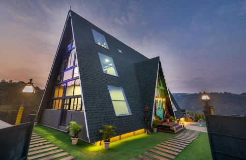 Mahabaleshwar Villa | SaffronStays A Vantage, Panchgani - A Pyramid Shaped Unique Luxury Villa With Infinity Valley Views
