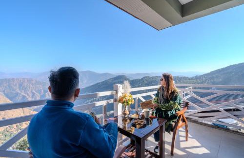 Theog Villa | SaffronStays Alpine blue-6 bhk villa with private deck and valley views from each room