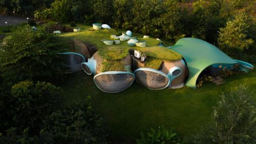 Murbad Villa | SaffronStays AsanjA Dragonfly, Murbad - hobbit inspired earth-shelter home with plunge pool