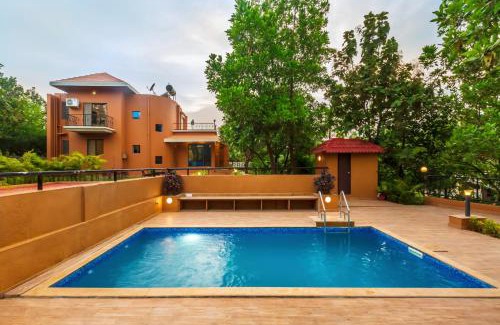Suryamal Villa | SaffronStays Ekaant, Vikramgad - party-perfect pool villa with spacious lawn