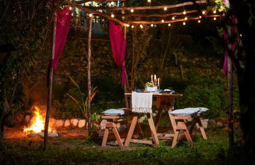 Banjar Villa | SaffronStays Fairytale Villa - 3 bedroom villa in orchards and access to the river