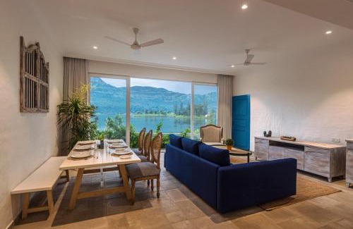 Kalote Mokashi Villa | SaffronStays Kairos Athena, Karjat - Greek style pool villa near Camp Max