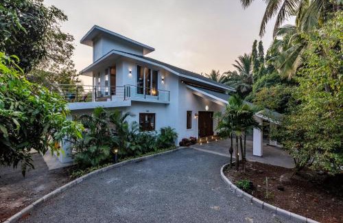 Shribag No.2 Villa | SaffronStays Osaree, Kihim - pet-friendly pool villa perfect for a workcation