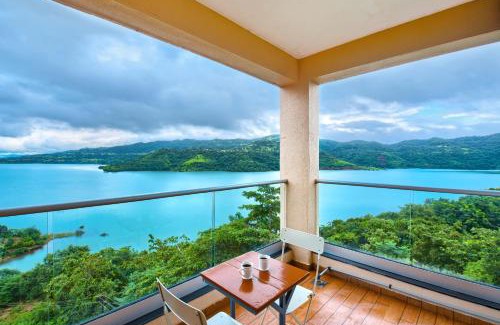 Paud Villa | SaffronStays Riverdale, Mulshi - Lakefront villa with pool and mountain view