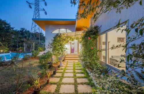 Malavli Villa | SaffronStays Roselle, Malavli - pet-friendly pool villa with modern interiors