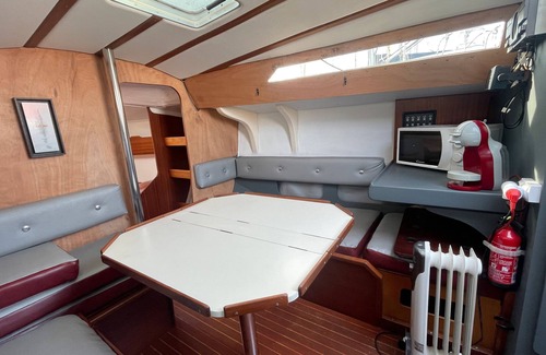 Cherbourg-en-Cotentin Boat Rental | Sailing Boat 'Miraflores' with Sea View, Private Terrace and Wi-Fi