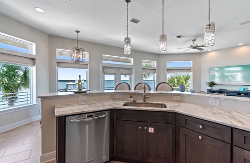 Caribbean Isle House | Sea Breeze-Private home w/dock, pool, tennis, 2 min walk to beach!