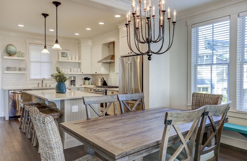 Seabrook House | Seabrook's A Wave From It All, an oceanfront home with a hot tub!