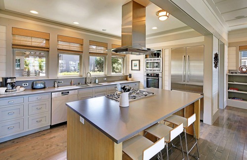Seabrook House | Seabrook's The Coastal Living House: Oceanfront, Hot Tub & Sauna, Dog Friendly!