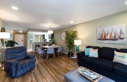 Rio del Mar Condo | Seaside Sanctuary: Stair-Free 2BR Villa, Ocean Views from 3 Patios
