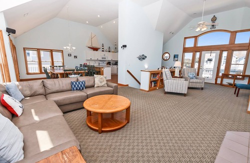 Whalehead Beach House | Semi-Oceanfront, Priv Pool, Hot Tub, ELEV, Rec Rm-WL980, OBX Beach Bliss
