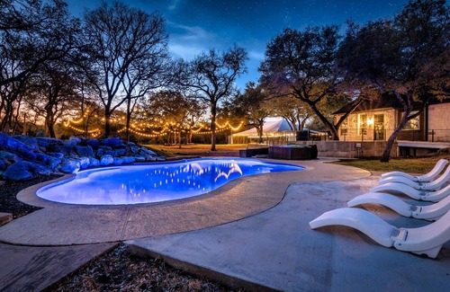 Shady Hollow House | Serenita Estate: 10 Acres | Pool | Large Events