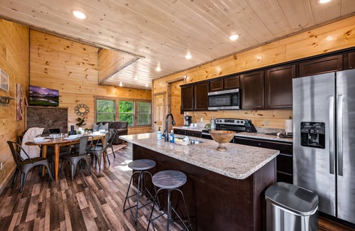 Sevierville Cabin | Serenity Oasis - Indoor Heated Pool - Hot Tub - FirePit- Games - Family Friendly