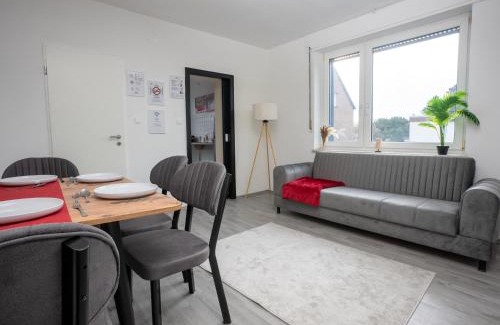 Westerholt Apartment | Serviceroom24 - Apartment 3 in Herten WLAN - Smart-TV - 24-7 Check-in und Küche
