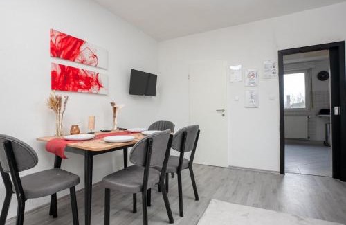 Westerholt Apartment | Serviceroom24 - Apartment 3 in Herten WLAN - Smart-TV - 24-7 Check-in und Küche