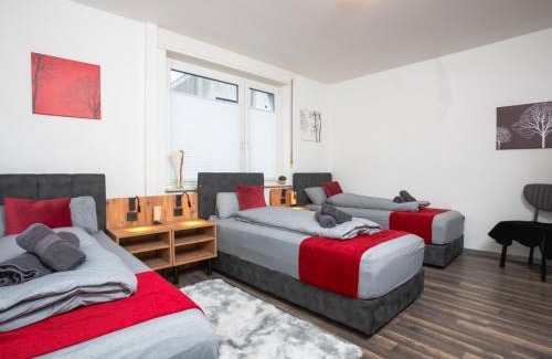 Westerholt Apartment | Serviceroom24 - Space in Herten WLAN - Smart-TV - 24-7 Check-in und Küche