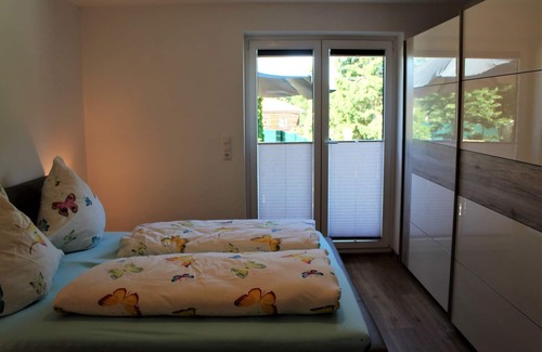 Kussow Apartment | Simplistic Apartment in Kussow with Garden, Terrace and Cot