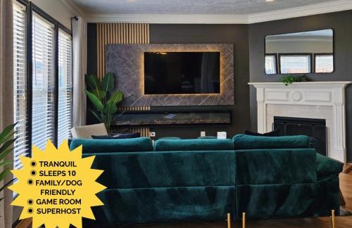 Lawrenceville House | Sleeps 10 Pet & Family 4br Stay Near Hospital