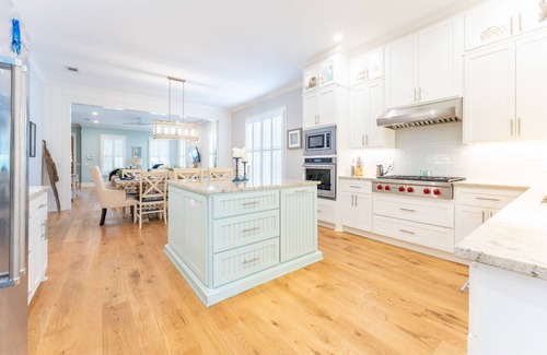 Saint Simons Island House | Sleeps 16, Private Pool, 2 Min. Walk to Village!